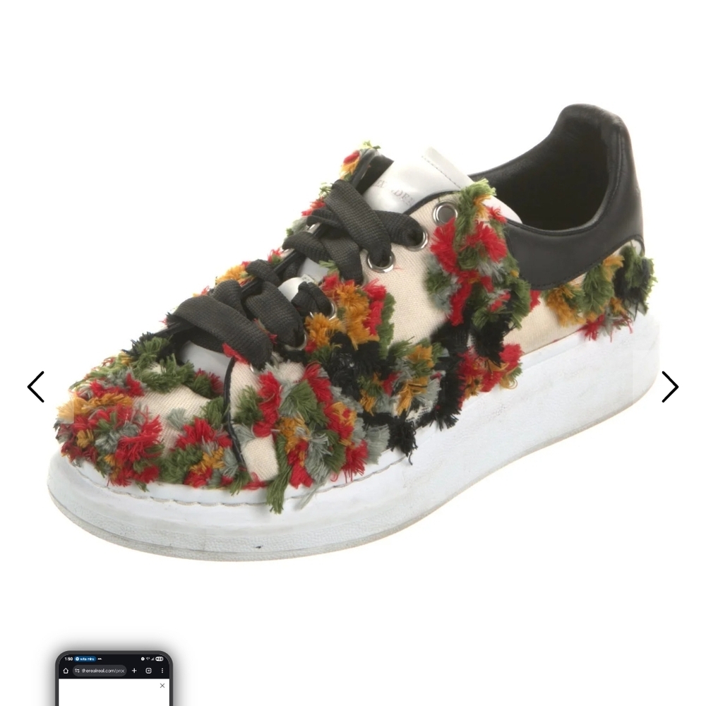 Alexander McQueen Multicolor Floral Sneakers